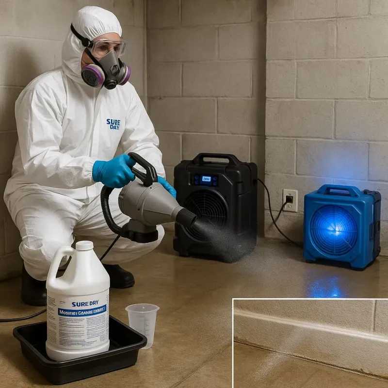 Sanitization and Odor Removal process in Shorewood Forest, IN
