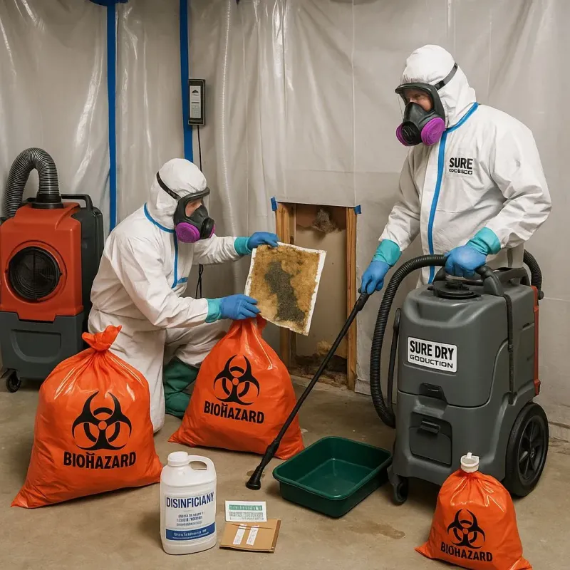 Contaminated Water Handling Protocols process in Shorewood Forest, IN