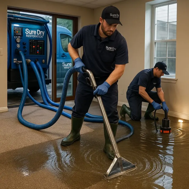 Water Extraction and Removal process in Shorewood Forest, IN